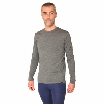 T-Shirt technique laine mérinos manches longues homme JERSEY 200