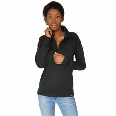 Zip technique unisexe laine mérinos jersey 200