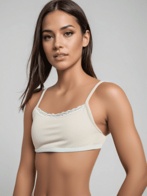 Brassière à bretelles fines laine mérinos